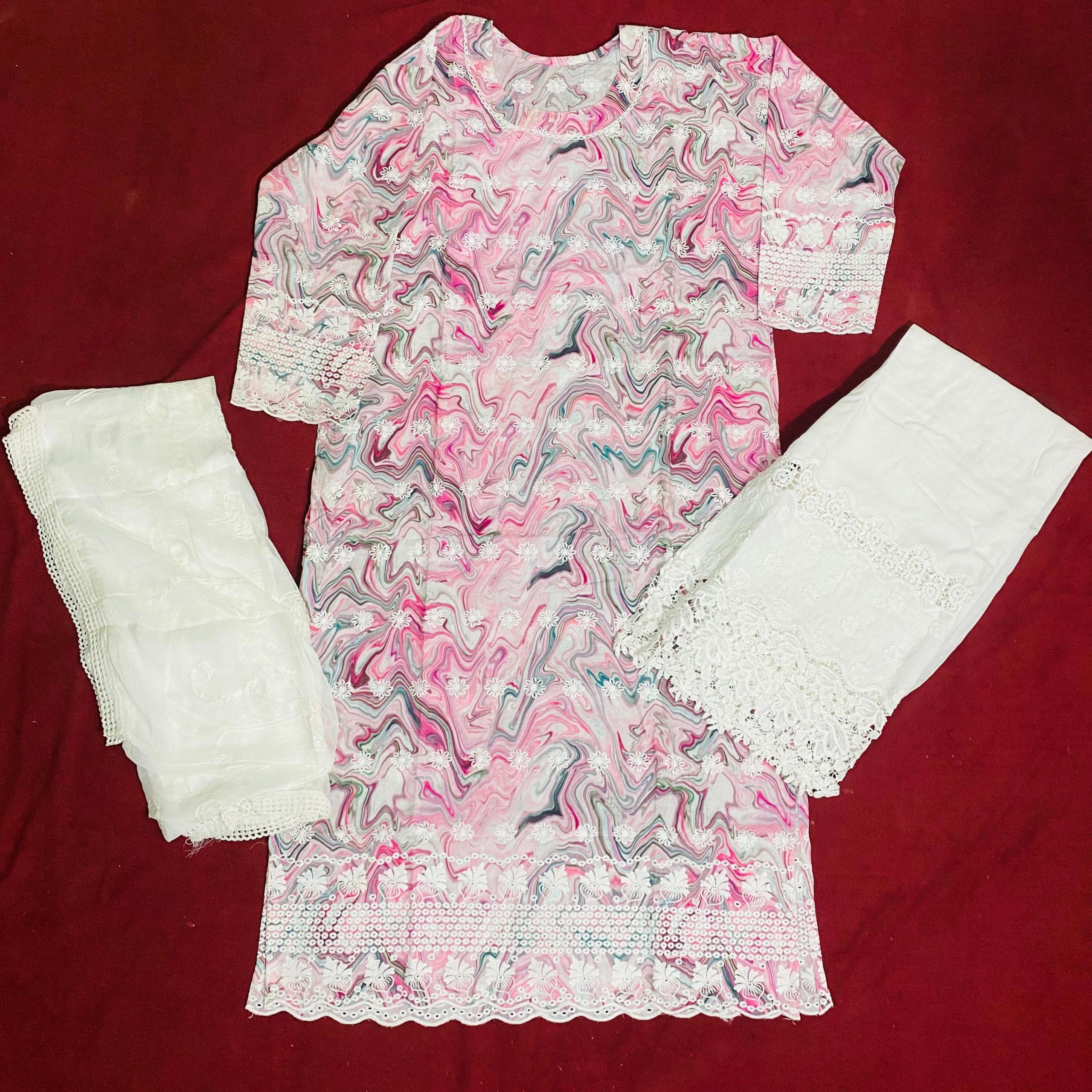 WhatsApp Image 2025-10-05 at 4.54.00 PM Cotton Kurti, Bottomwear with Duptta - Image 1