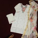 Cotton Kurti, Bottomwear with Duptta - Image 2
