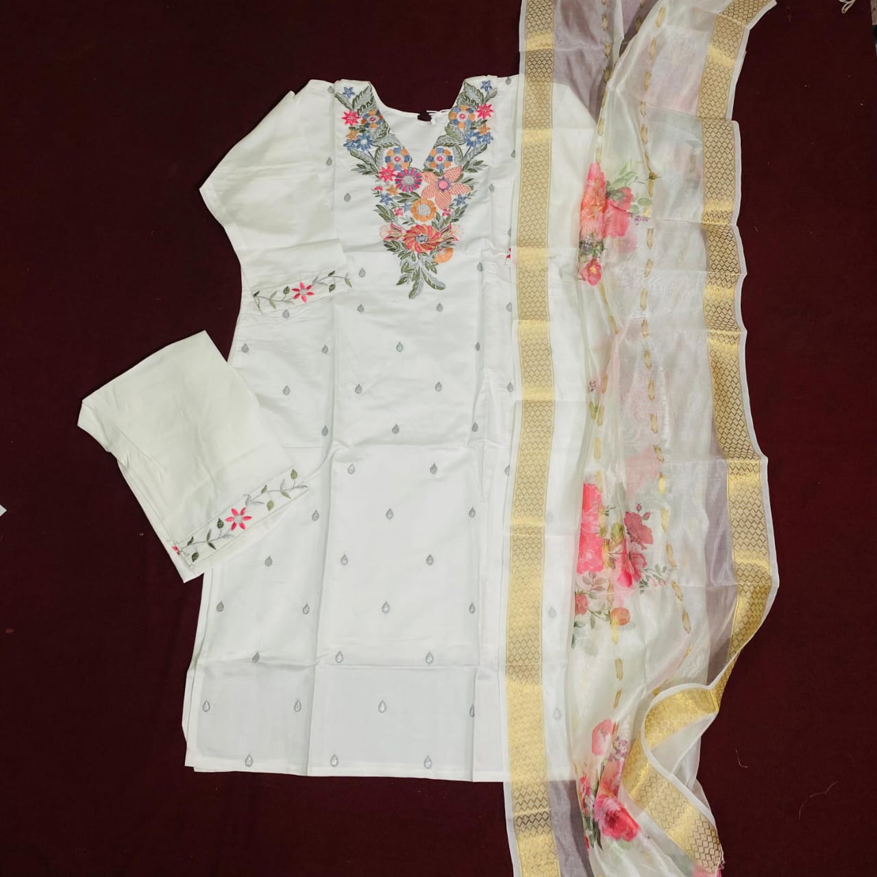 WhatsApp Image 2025-11-16 at 12.31.00 Roman Silk Kurti - Image 1