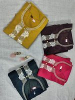 ✨ Elegant Teal Blue Embroidered Kurta Set with Dupatta ✨ - Image 3