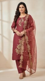 Premium  Embroidered Kurta Set with Dupatta &  for Women | Festive & Party Wear Ethnic Dress
