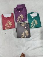 ✨ Elegant Purple Embroidered Suit Set (Kurta, Pant & Dupatta) - Image 7