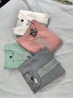 Elegant Blush Pink Embroidered Suit Set - Image 5